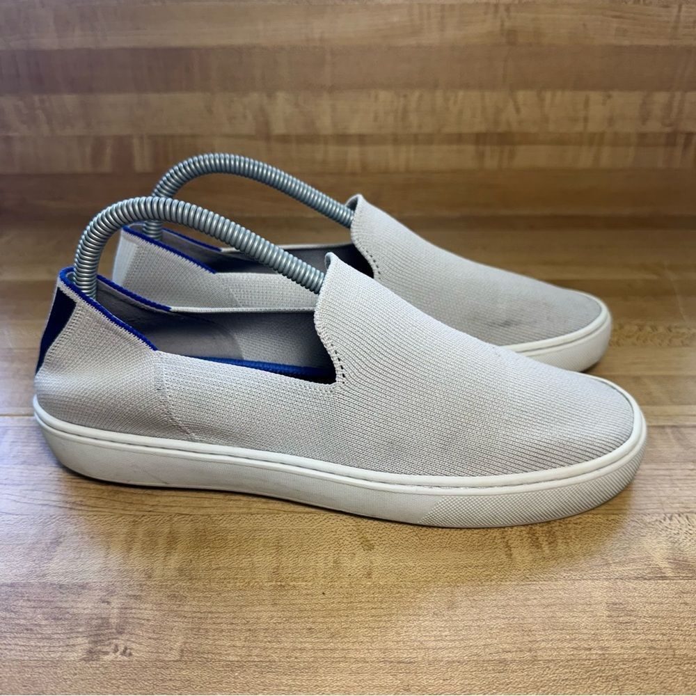 Rothys the sneaker womens size 8.5 sand white shoes slip on